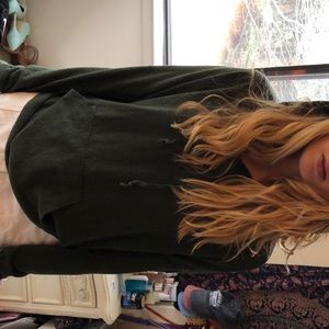 Soft green sweatshirt